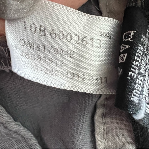 OP Men's Flat Front Cotton Chino Shorts Pockets Ripstop Summer Gray Size 36 - Picture 4 of 6